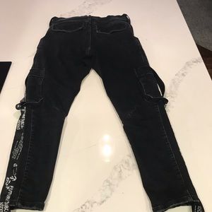 Zara Distressed Future Subconscious Black Jeans